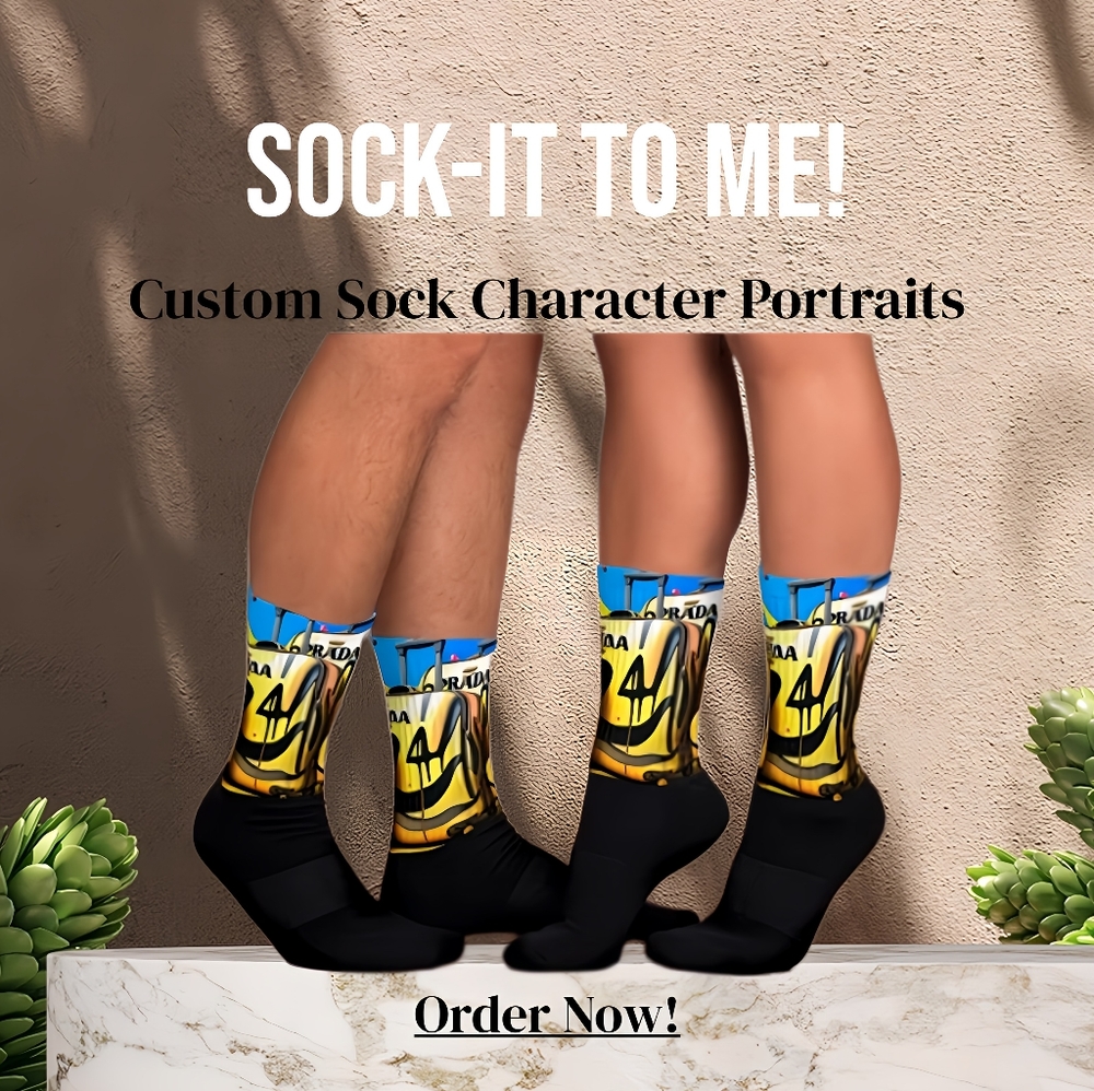 Contemporary Artistic Socks